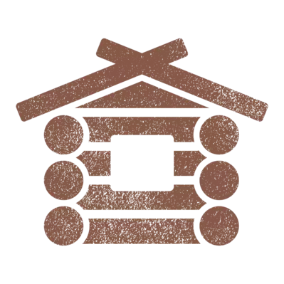 log cabin graphic